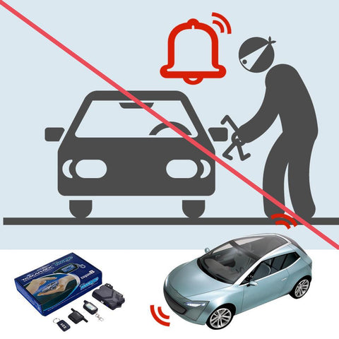 B9 Car Anti-Theft Alarm System Car Alarm System Pager Display Auto-AM00592-Veeddydropshipping
