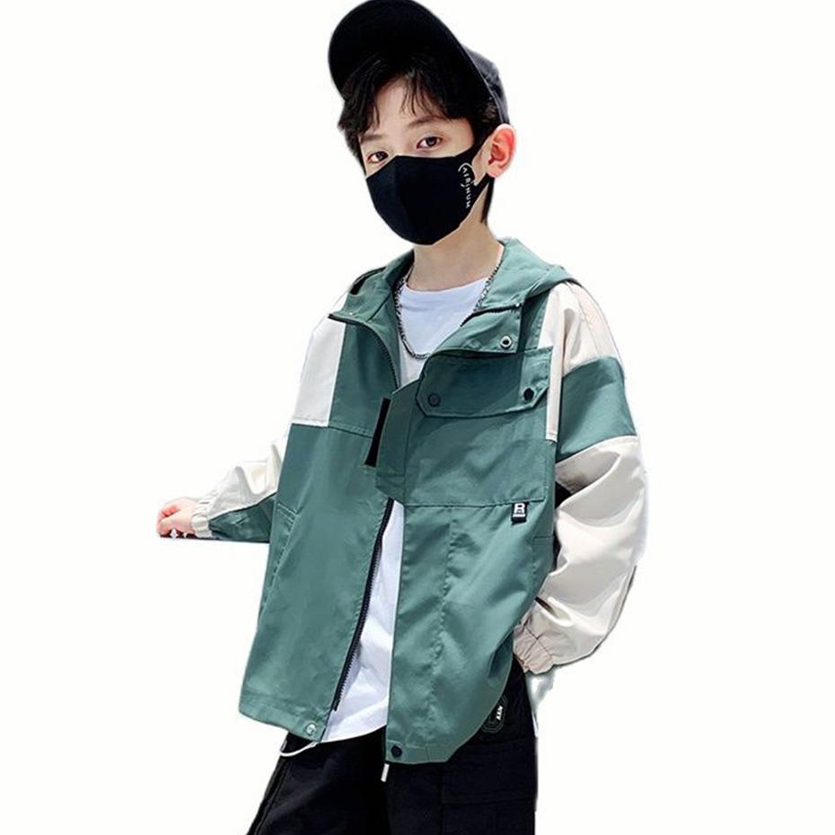 Boys Jacket Outerwear Patchwork Kids Coats-Veeddydropshipping