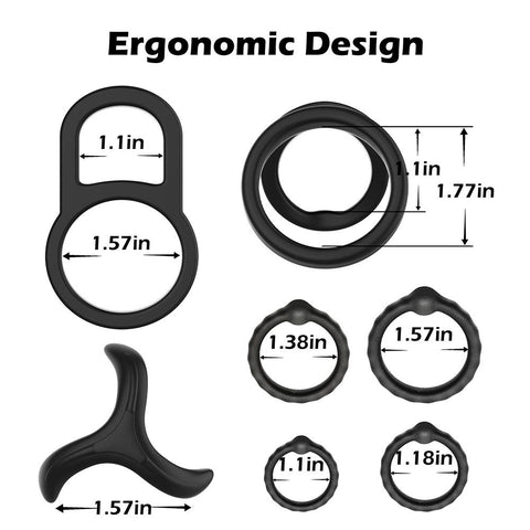 Penis Ring Masturbators For Men Ejaculation Delay Enlargement Extender Penis -BH01212-Veeddydropshipping