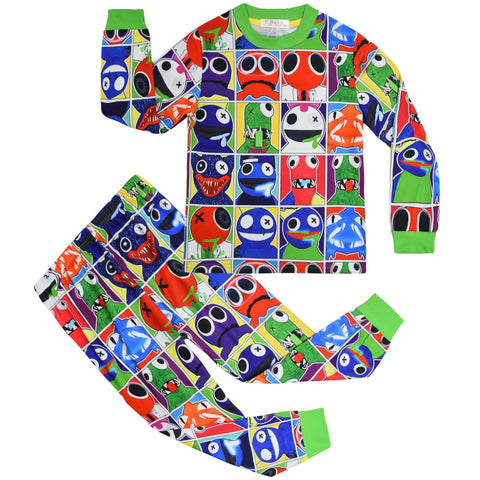 Game Rainbow Friends Pyjama Kids Pajamas Baby Boys Long Sleeve-TB01042-Veeddydropshipping