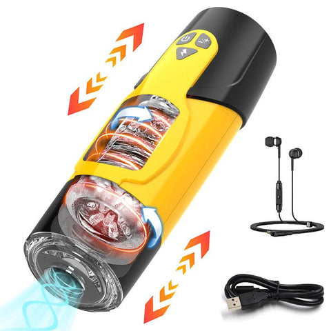 Automatic Male Masturbator Telescopic Rotation Vagina Masturbation Adults Sex -BH01319-Veeddydropshipping