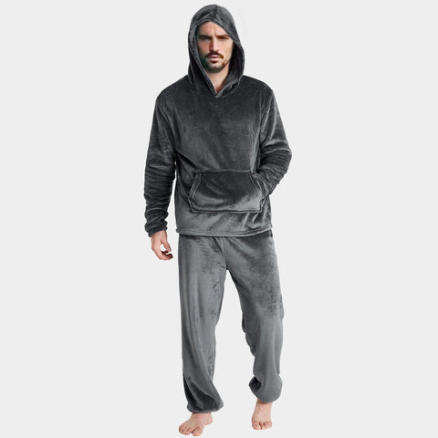 Leisure Soft Home Solid Color Shirt Pants Pajama Set Home Service-MF01623-Veeddydropshipping