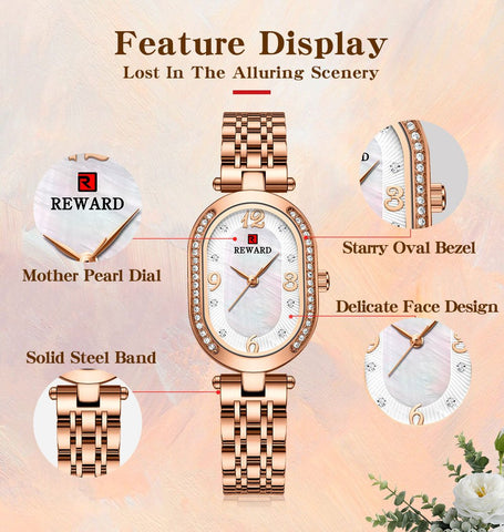 Wristwatch Fashion Luxury  Quartz Watches Stainless Steel-JW01073-Veeddydropshipping