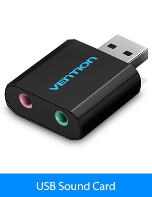 External Sound Card Adapter Microphone Speaker Audio Interface-CO00160-Veeddydropshipping