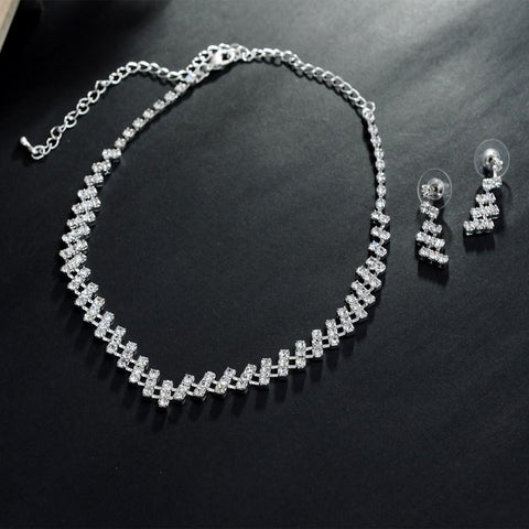 Luxury Wedding Bridal Jewelry Sets for Brides  -JW00296-Veeddydropshipping