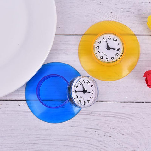 Bathroom Kitchen Waterproof Sucker Clock Shower-HA01027-Veeddydropshipping