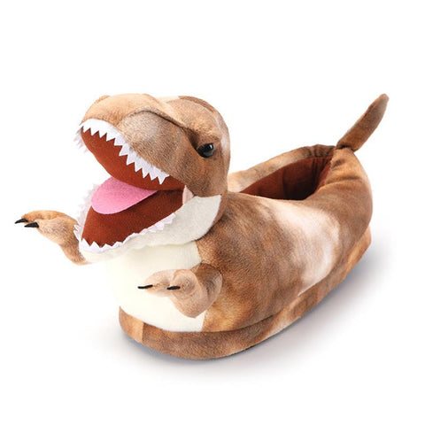 Slippers Cartoon Animal Claw Plush Home Shoes Women-BS01201-Veeddydropshipping