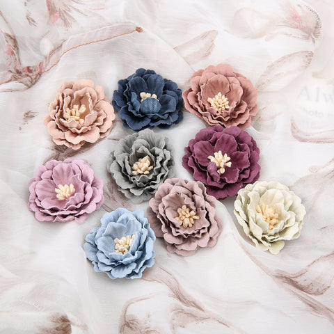 Artificial Microfiber Fake Flowes Heads-HA00705-Veeddydropshipping