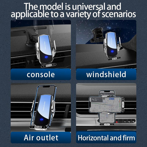 120W Car Wireless Charger Magnetic Air Vent Phone Holder Car Fast Charging Induction-PA00017-Veeddydropshipping