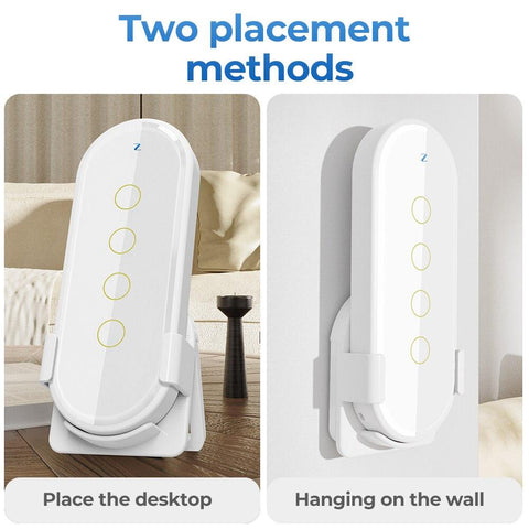 Tuya ZigBee Wifi Wireless Smart Home Switch 4 Gang 12 Scene App -CE00642-Veeddydropshipping