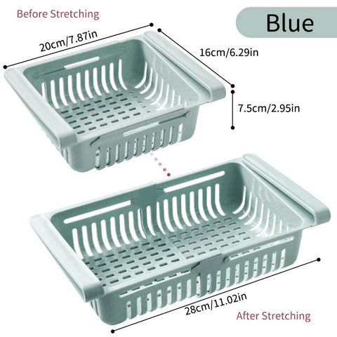 Refrigerator Organizer Retractable Tiered Fridge-HA00796-Veeddydropshipping