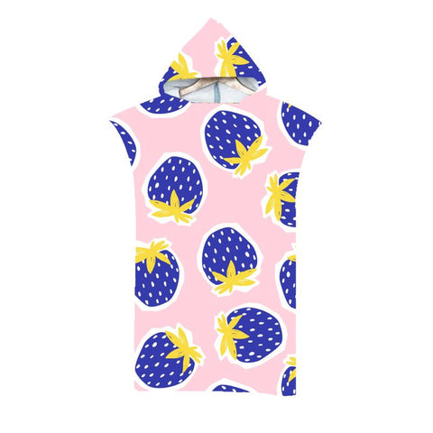 Customizable 3D Microfiber Fabric Quick Dry Hooded Beach Towel Adult Kid  Swimming-OS00177-Veeddydropshipping