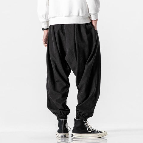 Hip Hop Streetwear Fashion Jogger Harem Trousers-Veeddydropshipping