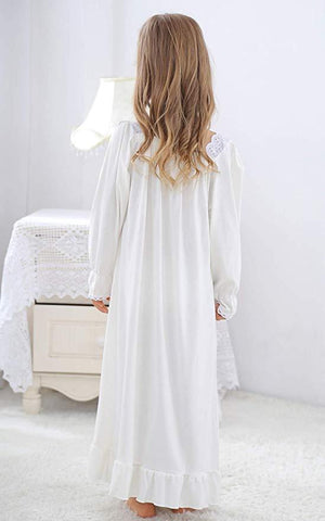 Baby Girl Clothes Princess Nightgown Long Sleeve Sleep Shirts Nightshirts-TB01079-Veeddydropshipping