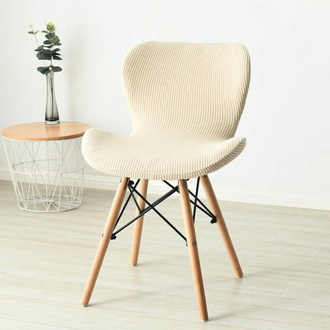 Curved Chair Cover Spandex Accent Chair Slipcover-HA00428-Veeddydropshipping