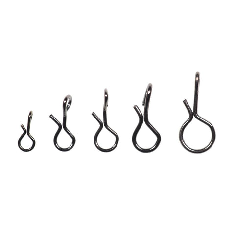 50pcs/bag Fly Fishing Snap Quick Change High Carbon Steel Connect Snap -OS00529-Veeddydropshipping