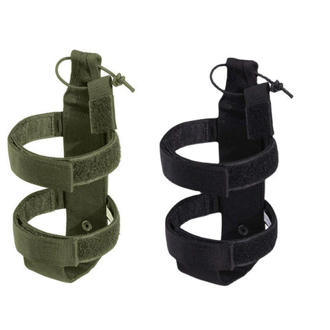 Military Travel MOLLE Bottle Carrier Oval Thermos Cup Holder Kettle-OS01265-Veeddydropshipping