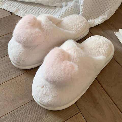 Warm Home Slippers Plush Indoor Household Slides-BS01218-Veeddydropshipping
