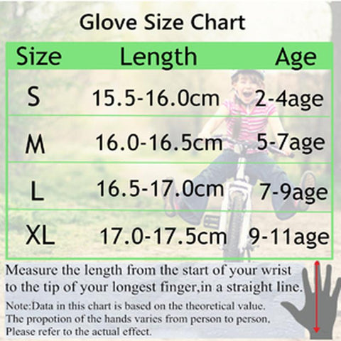 New Colorful Breathable Kids Half Finger Gel Biking Gloves Cycling Fingerless Glove Pair -OS01110-Veeddydropshipping
