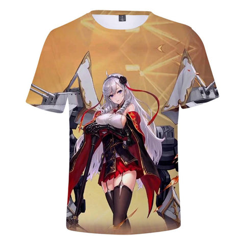 Lane 3D Printed T-shirt Men/women Summer Fashion-MF00246-Veeddydropshipping