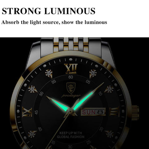 Men Watch Stainless Steel Luxury  Waterproof  Sport Wrist Watches-JW00676-Veeddydropshipping
