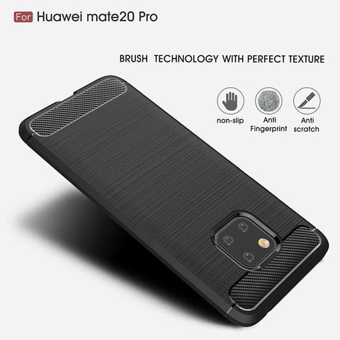 For Huawei Mate 20 Pro Case Silicone Rugged Armor Soft Back Cover Case-PA00270-Veeddydropshipping
