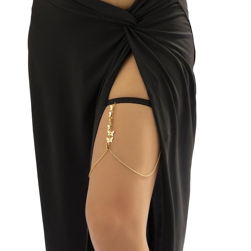 Punk Leg Chain Garter Dangle Stero-WF01206-Veeddydropshipping