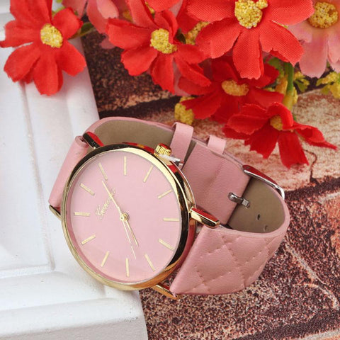 Simple  wristwatch  Checkers Quartz Elegant watches clock -JW00979-Veeddydropshipping