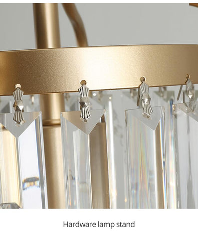 Modern Crystal Ceiling Chandelier LED Light Fixture-TI00272-Veeddydropshipping