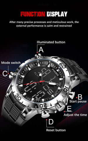 Sport Mens Watches Luxury Dual Display Quartz Watch-JW00763-Veeddydropshipping