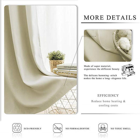 Thermal Insulated Blackout Curtains for Living Room-HA00422-Veeddydropshipping