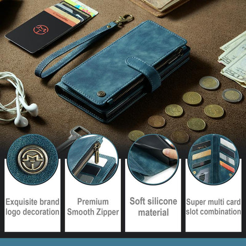 Wallet Case for Samsung Galaxy S22 Ultra S21 FE S20 S10 Plus-PA00203-Veeddydropshipping