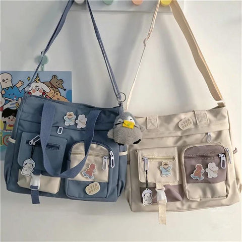 Shoulder Bag Nylon Ladies Messenger Bag Oxford Crossbody-BS00110-Veeddydropshipping