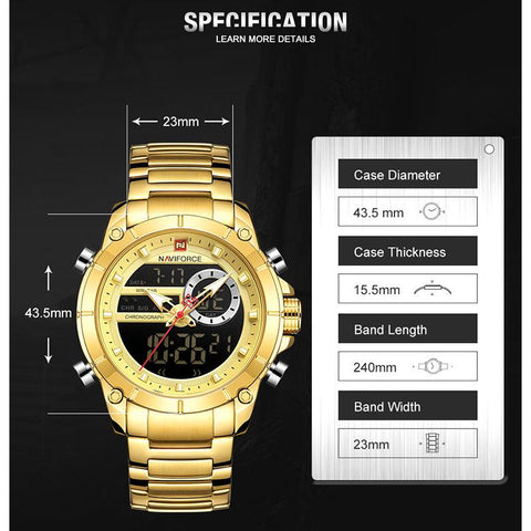 Luxury Original Sports Wrist Watch For Men Quartz Waterproof-JW00770-Veeddydropshipping