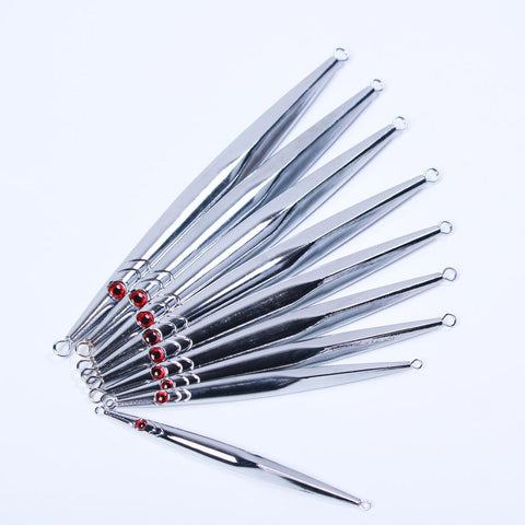 Chrome Jig Sea Fishing Saltwater Fast Sinking Metal Jigs Slow Pitch Jigging Lure Tenggiri -OS00404-Veeddydropshipping