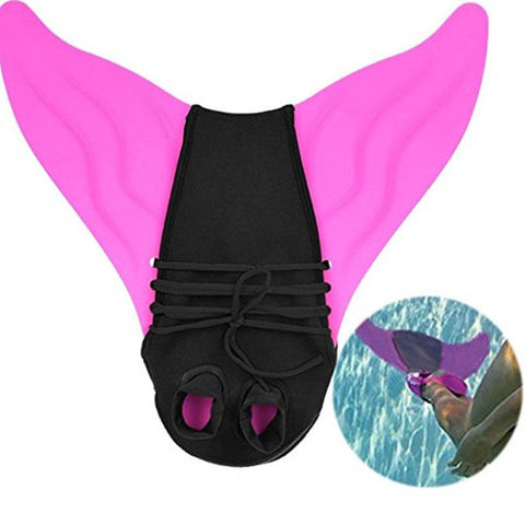 NEW Girls Swimmable Mermaid Tail Princess Dress with Monofin Kids Halloween -OS00257-Veeddydropshipping
