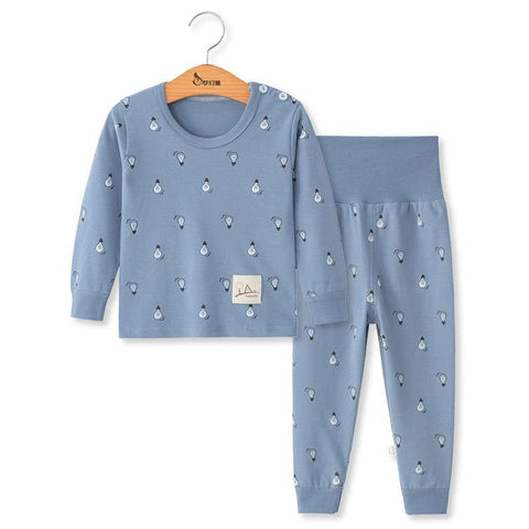 Kids Boys Sleepwear Baby Girl Winter Cotton Sets Children-TB01077-Veeddydropshipping