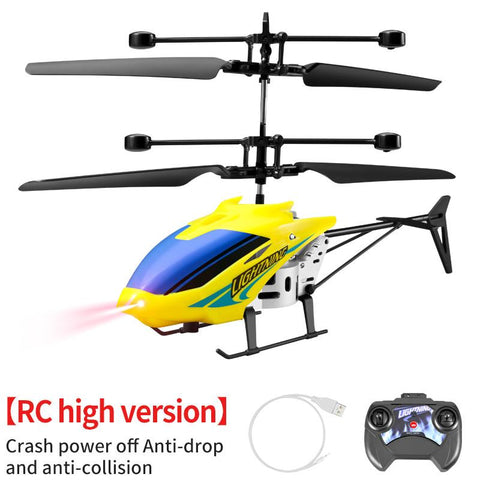 Mini Drone RC Helicopter Drop-resistant Induction Suspension Aircraft LED Lighting-TB01423-Veeddydropshipping