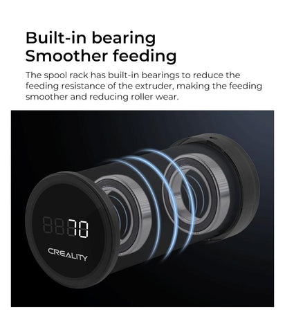 3D Digital Spool Rack Accurate Weighing Smooth Filament Feeding HD Display Wide Adaptability -Veeddydropshipping