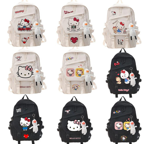Large Capacity Bags Y2k Cute Hello Kitty Backpack Kawaii-TB00060-Veeddydropshipping