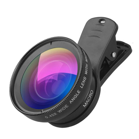 12 5X Macro and 0 45X Wide-angle Lens External Mobile Phone Lens-PA01269-Veeddydropshipping