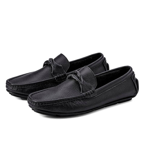 Genuine Leather Men Loafers Slip-On Good Quality Men Luxury-BS01344-Veeddydropshipping