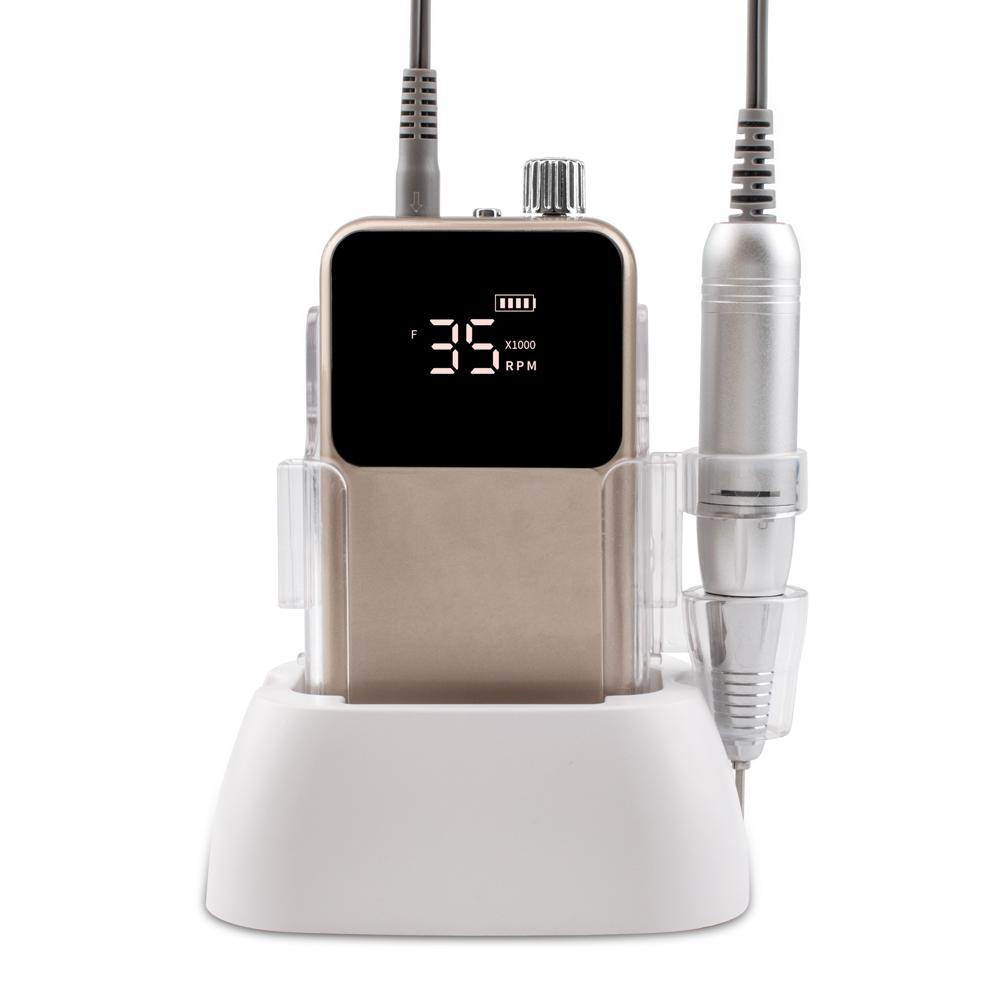 Rechargeable Desktop Base Manicure Electric Machine Nail File -BH01023-Veeddydropshipping