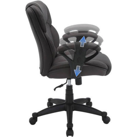 Mid Back Adjustable Manager Office Chair-HA01596-Veeddydropshipping