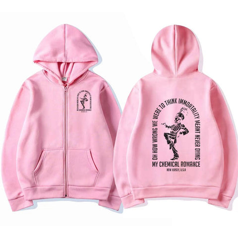 Romance Zipper Hoodie The Black Parade Rock-MF00029-Veeddydropshipping
