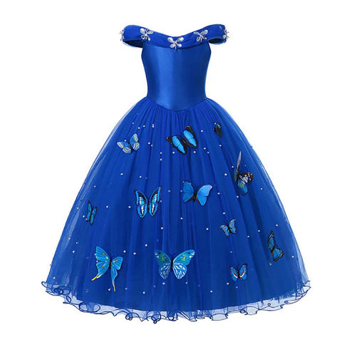 Disney Princess Dress 2023 Girl Mirabel Isabela Elsa Anna Costume Kid Birthday-TB00834-Veeddydropshipping