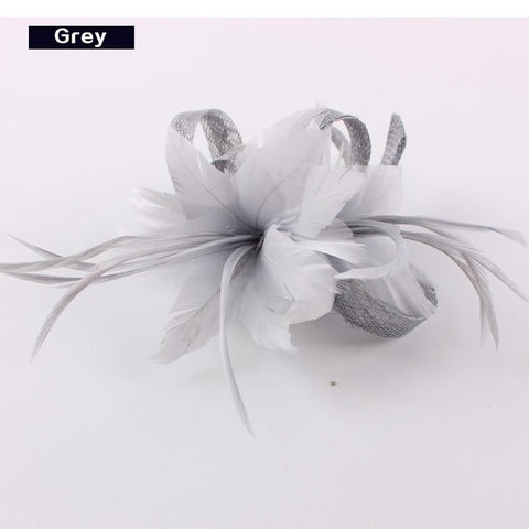 Hat Cocktail Brooch Wedding Headpiece Church Headwear  -JW00501-Veeddydropshipping