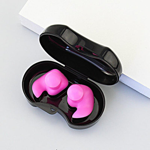 Summer Swimming Earplugs/Nose Clip Set Silicone Waterproof Sleep Anti-noise Ear Plugs -OS00100-Veeddydropshipping