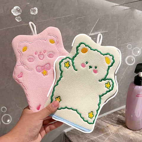 Cartoon Shower Thicken Bath Magic Peeling Glove-HA00570-Veeddydropshipping