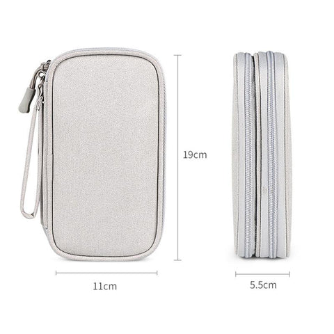 Mobile Phone Power Adapter Charger Cables Waterproof Pouch Bag-Veeddydropshipping